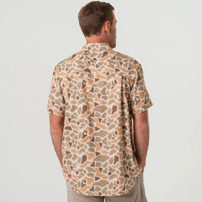 Burlebo Venado Camo Performance Button Up