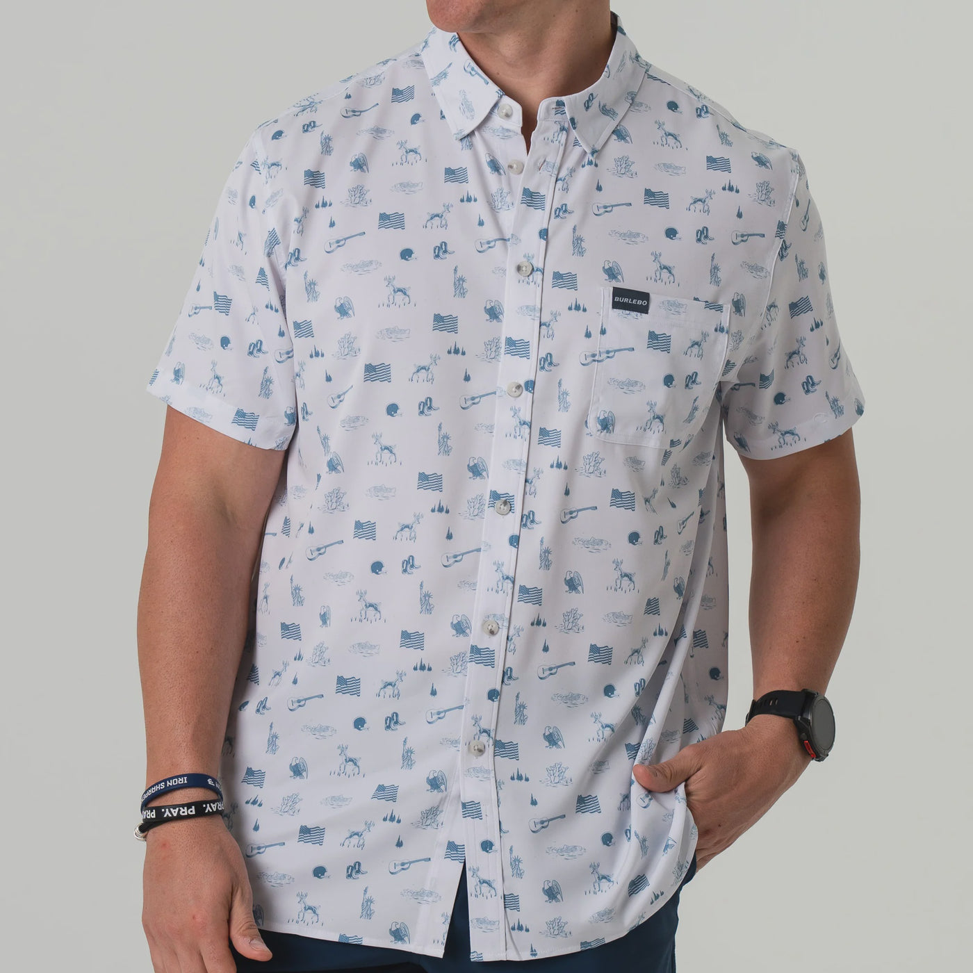 Burlebo America The Great Performance Button Up