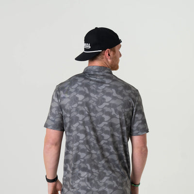 Burlebo Stone Camo Performance Polo