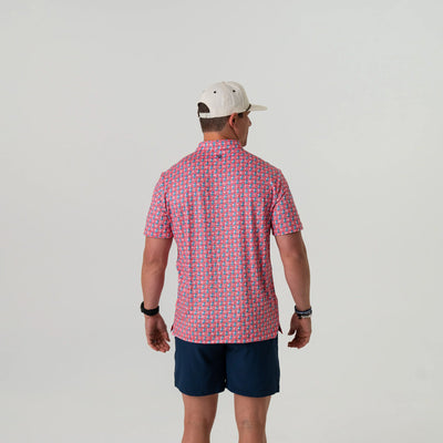 Burlebo American Flag Performance Polo