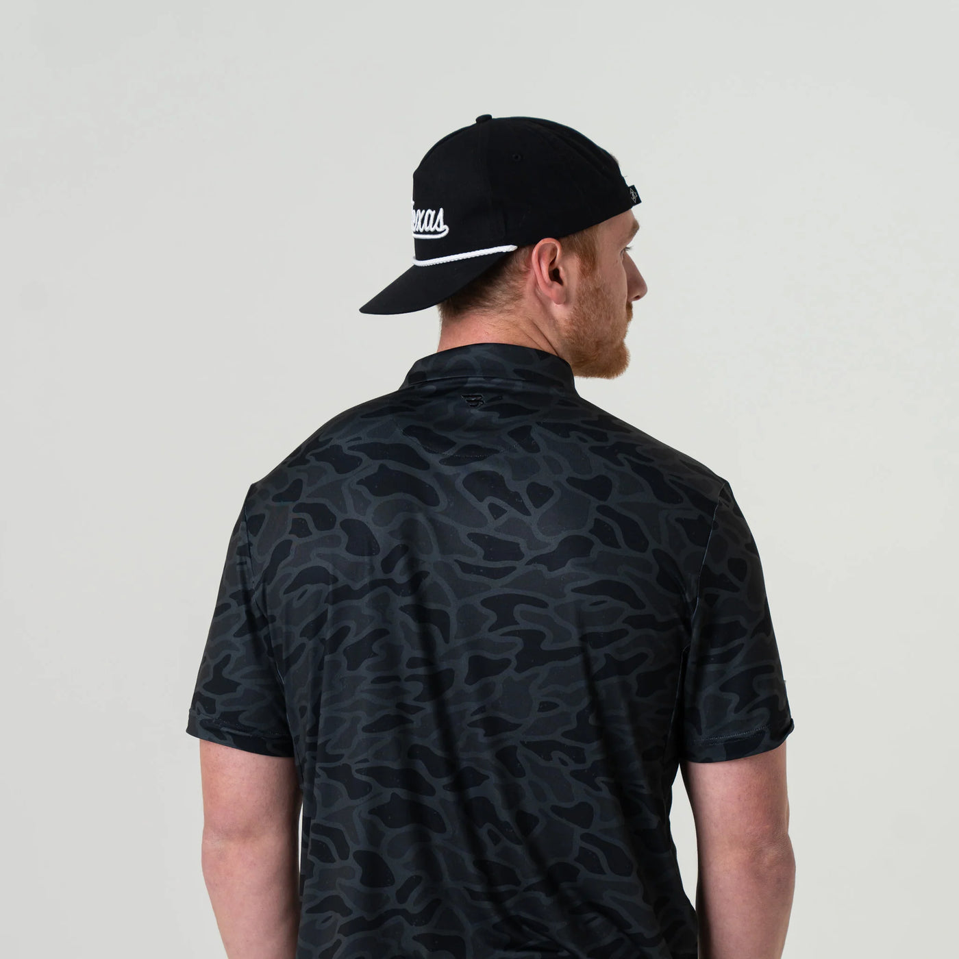 Burlebo Black Camo Performance Polo