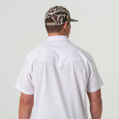 Burlebo White Performance Western Shirt