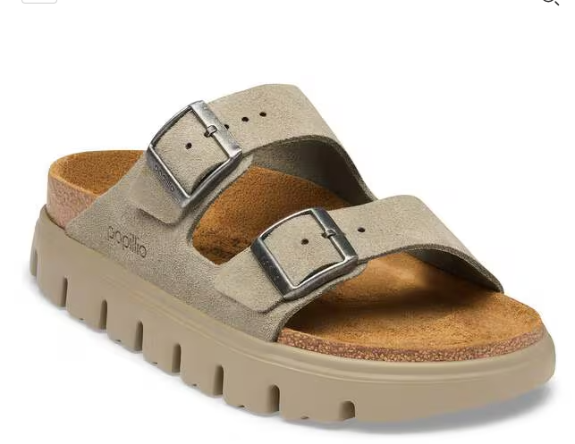 Birkenstock Arizona Chunky Suede Taupe Medium/Narrow