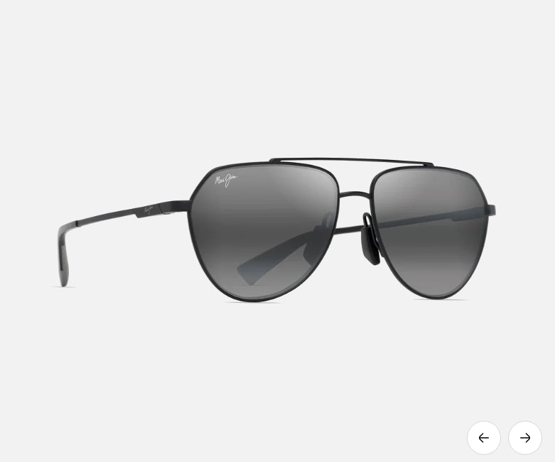サングラス Maui Jim Maui Jim - WAIWAI - grey waiwai matte black w Waiwai Polarized Sunglasses | Maui Jim®