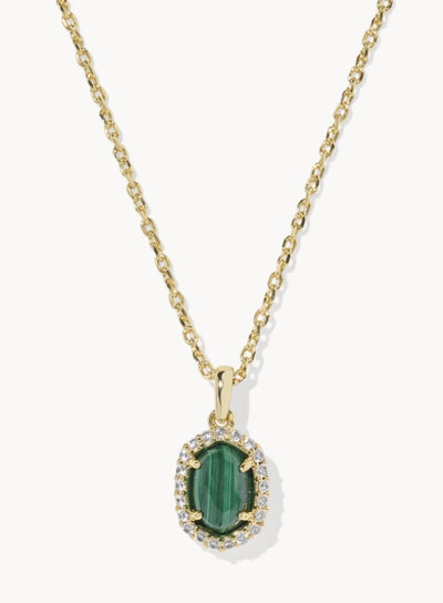 KS Daphne Crystal Frame Pendant Necklace