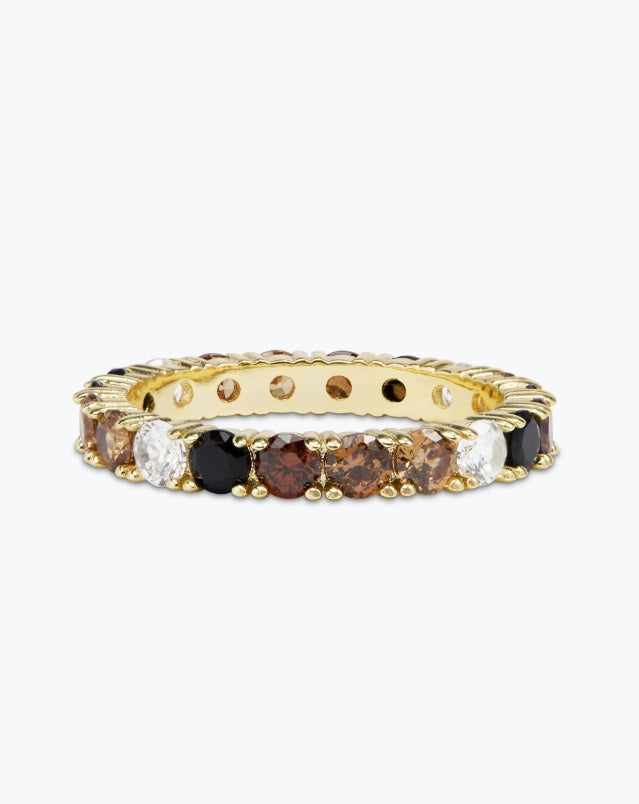 Gold/Blk Ombre Heiress Ring