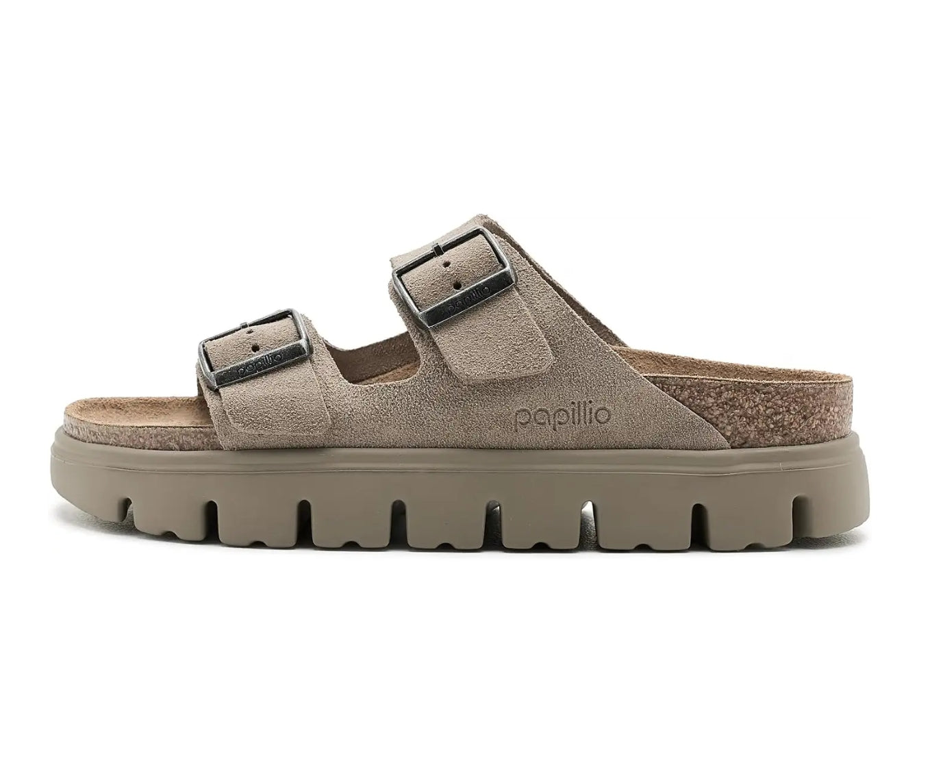 Birkenstock Arizona Chunky Suede Taupe Medium/Narrow