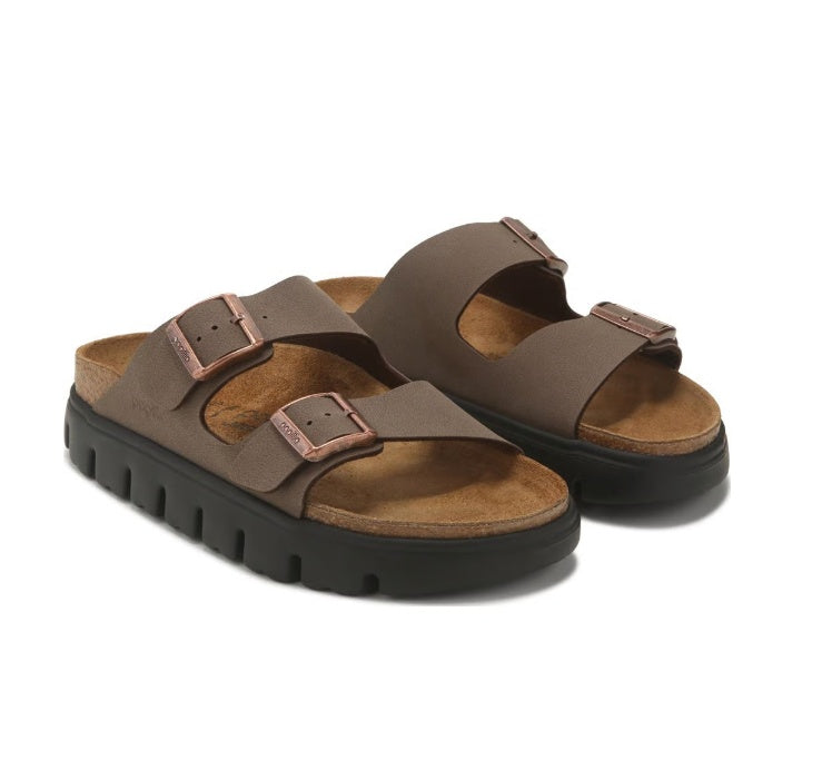 Birkenstock Arizona Chunky Birkibuc Mocha Medium/Narrow
