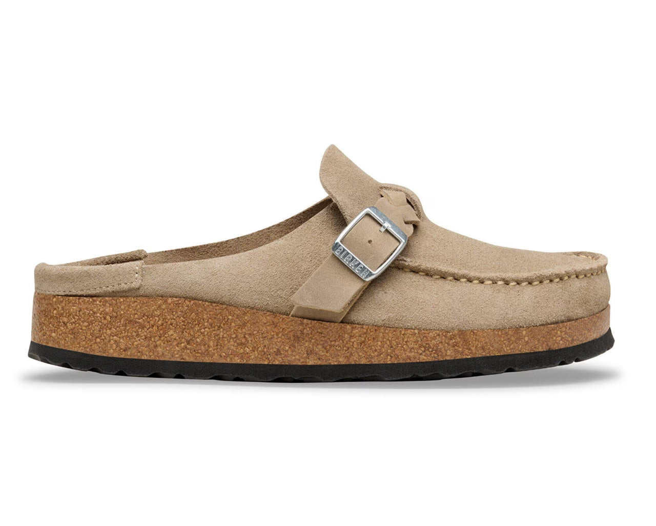 Birkenstock Buckley Braided Suede Taupe Narrow/Medium