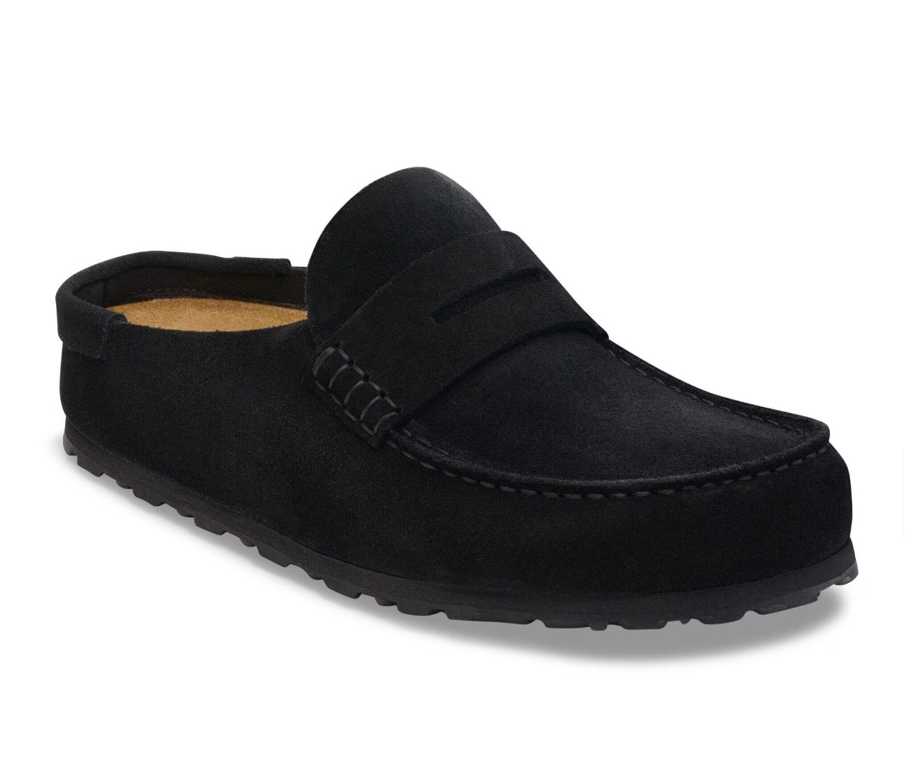 Birkenstock Naples Wrapped Suede Black Narrow/Medium