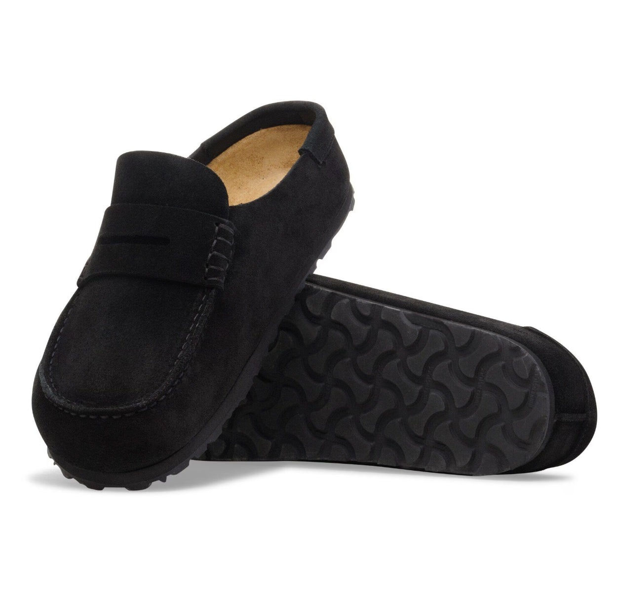 Birkenstock Naples Wrapped Suede Black Narrow/Medium