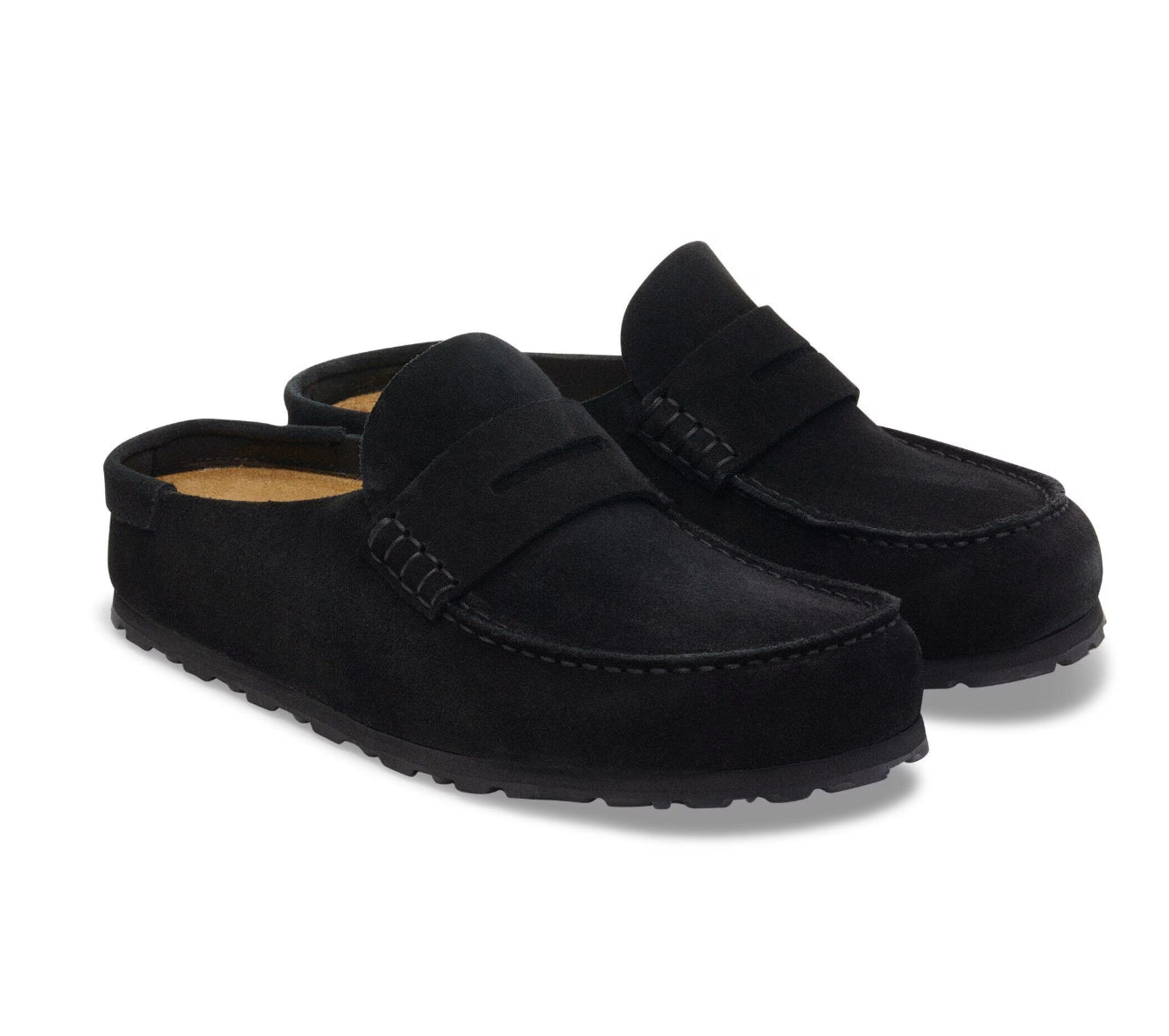 Birkenstock Naples Wrapped Suede Black Narrow/Medium