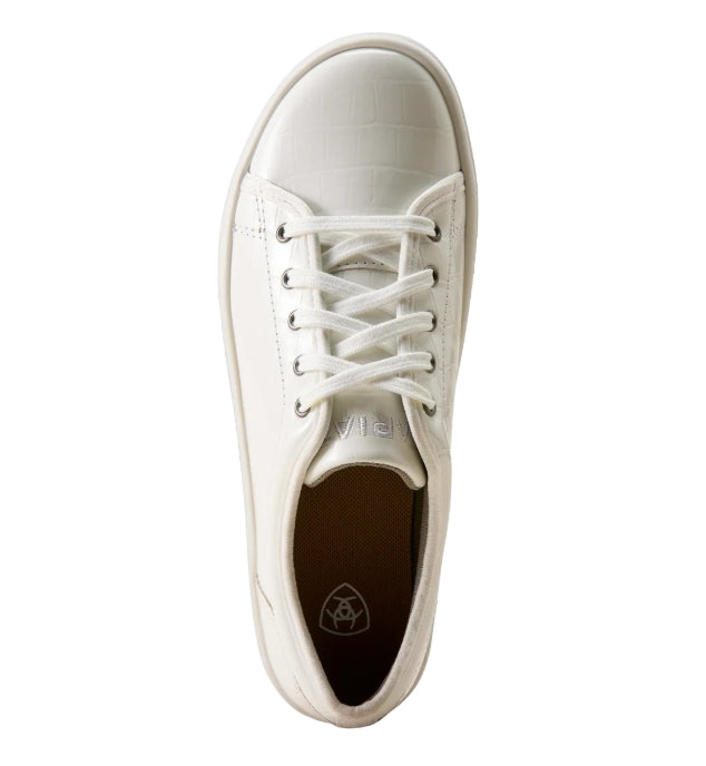 Ariat Skylar Shoe Patent White Croc Print 10080405