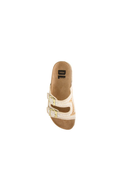 Tambour Crochet Sandal Natural