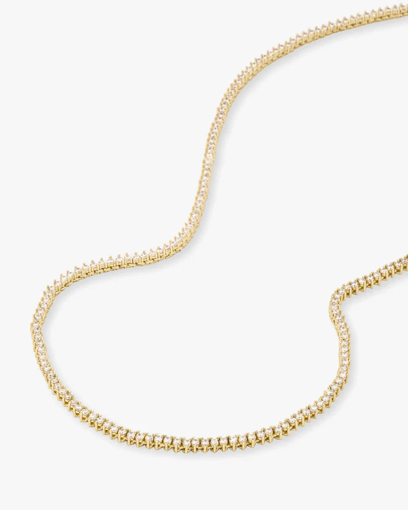 Baby Not Your Basic Tennis Necklace 16'