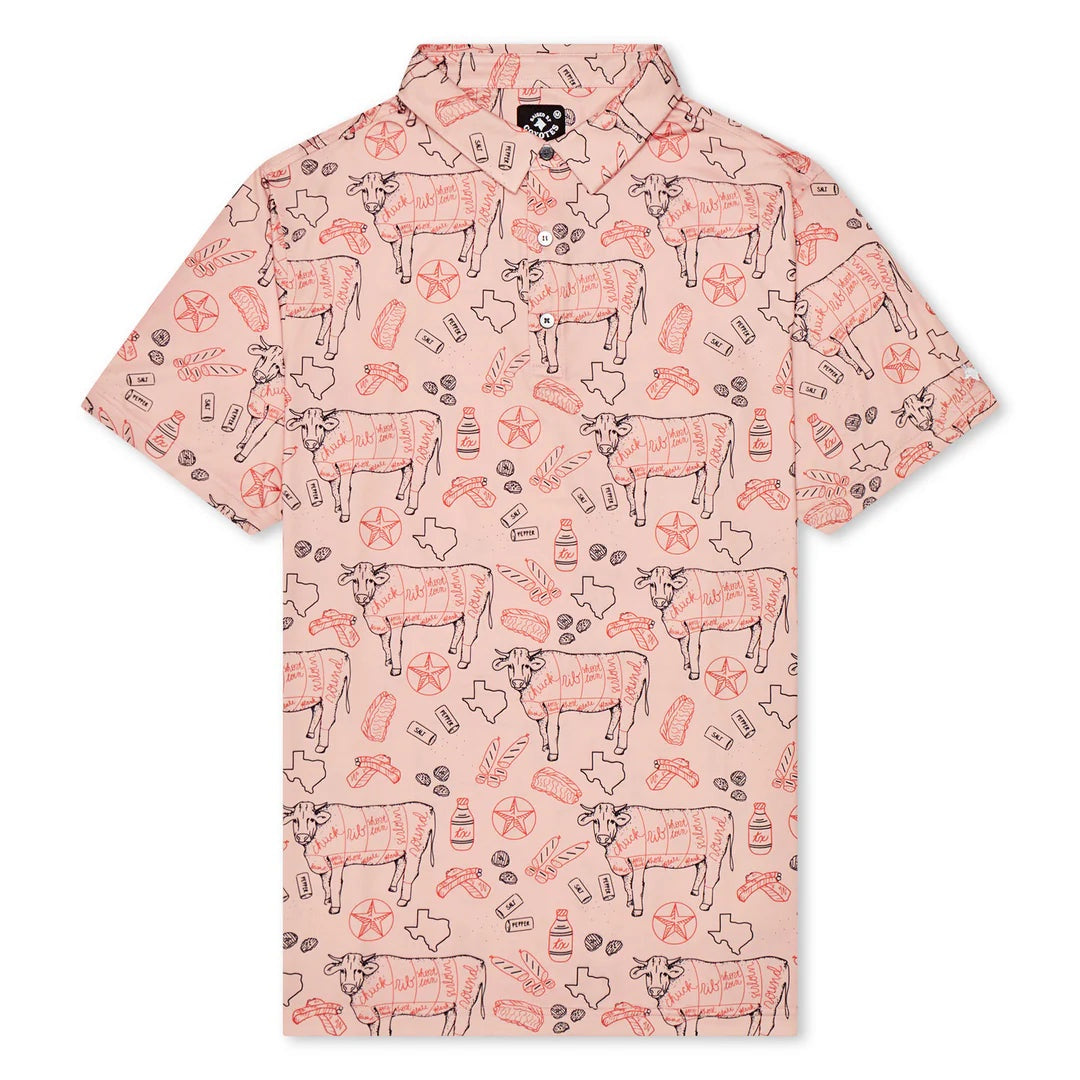 Raised by Coyotes Texas BBQ Polo