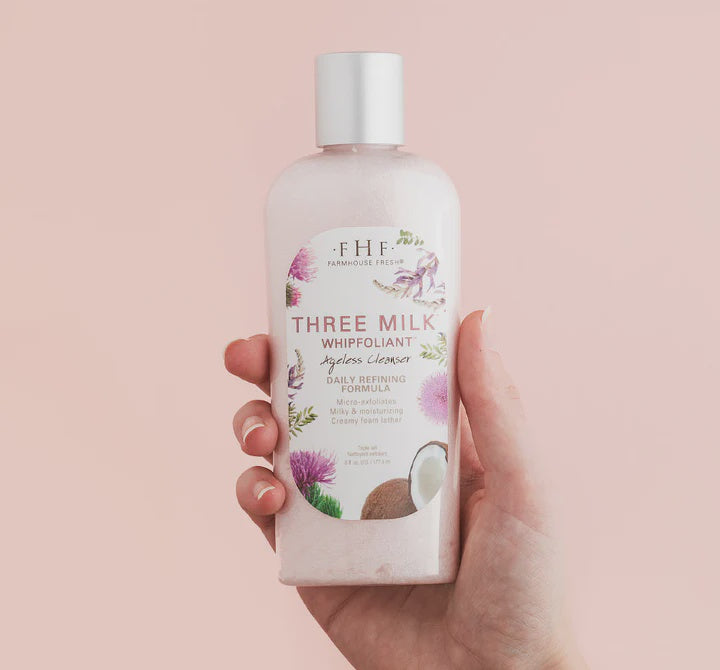 FHF Three Milk Whipfoliant Ageless Cleanser 6 oz