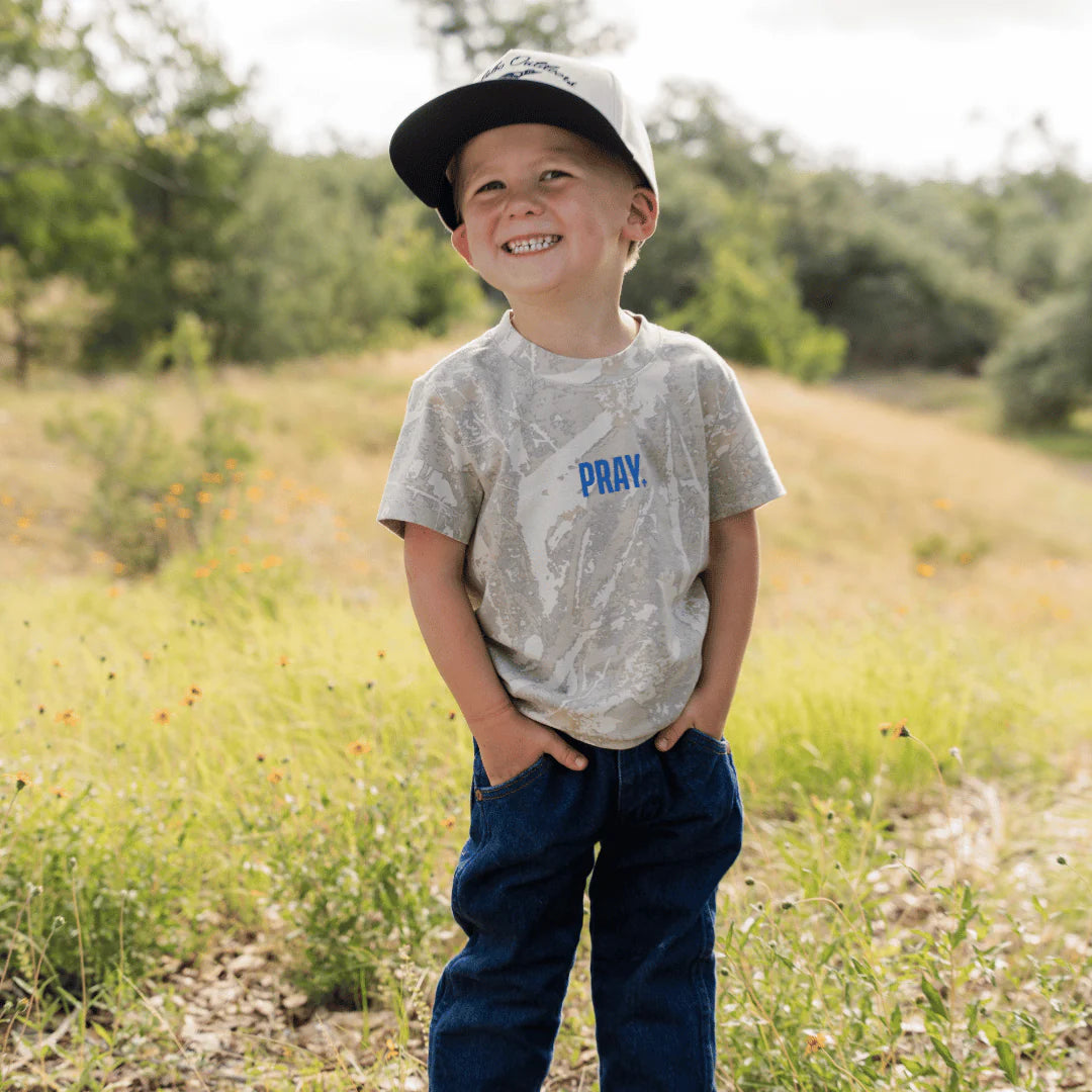 Burlebo Youth Pray Drifter Camo Tee