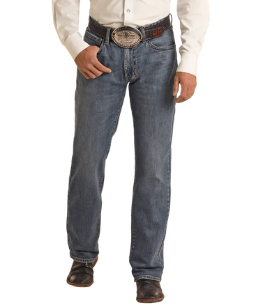 Rock & Roll Men's Vintage '46 Relaxed Stackable Bootcut Jean Medium Wash VMTBD03712