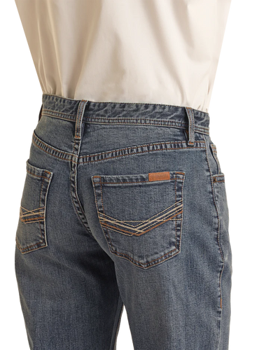 Rock & Roll Men's Vintage '46 Relaxed Stackable Bootcut Jean Medium Wash VMTBD03712