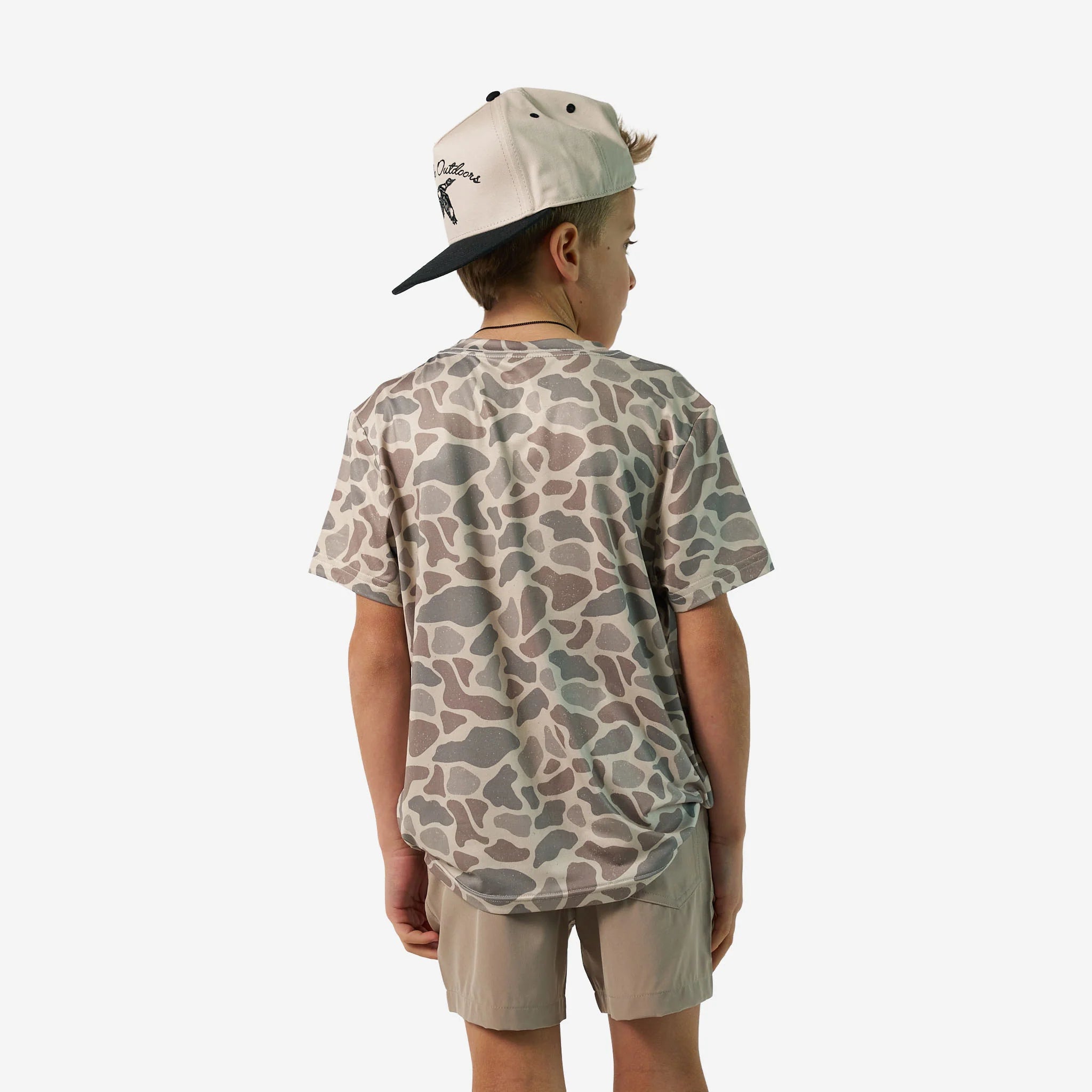 Burlebo Youth Classic Deer Camo Go To Tee