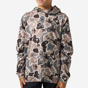 Burlebo Youth Mallard Mayhem Camo Performance Hoodie