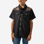 Burlebo Youth Deer SZN Performance Western Shirt