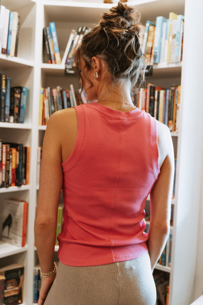 Sirena Rib Tank Island Pink ZT231241