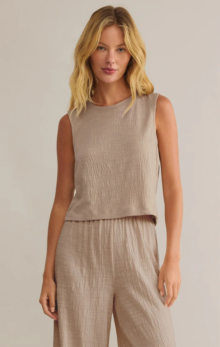 Sloane Textured Top Parchment ZT251464