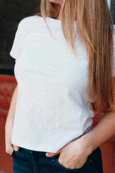 Modern Slub Tee White ZT202293