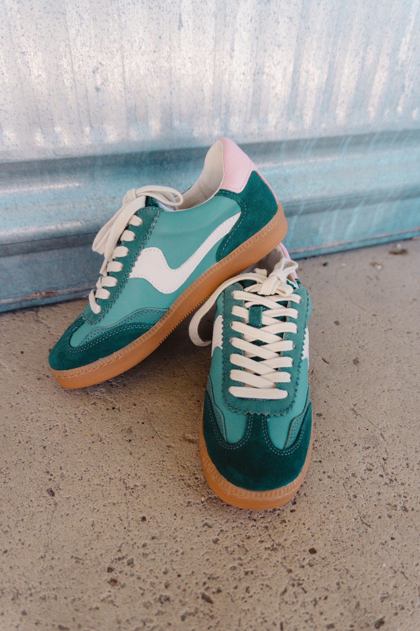 Notice Green Suede Sneaker