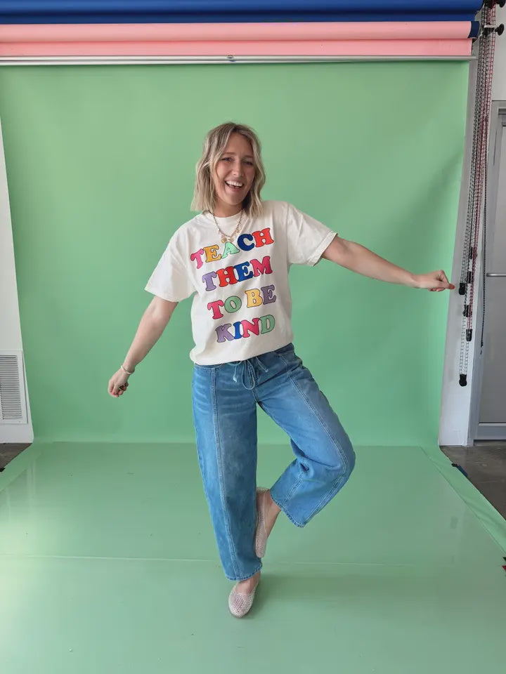 Teach Them to be Kind Tee