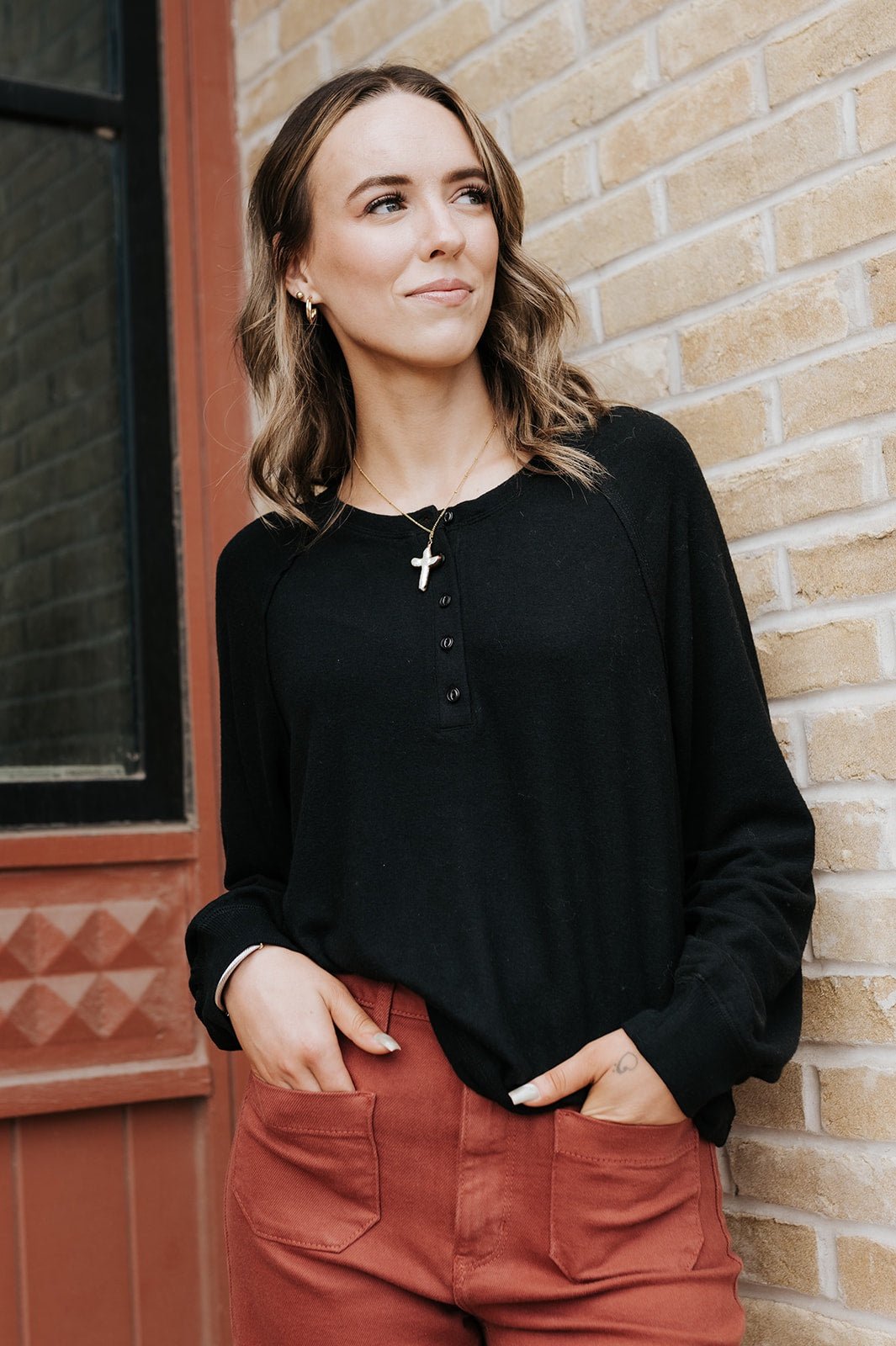 About Town Top Black ZT253269 - Southern Soule Designs