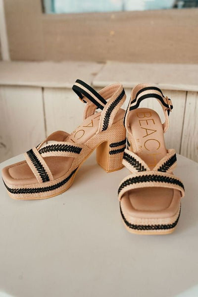 Adelaide Platform Heel Natural - Southern Soule Designs