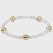 Admire Small Gold 3mm Pearl Bracelet - Southern Soule Designs