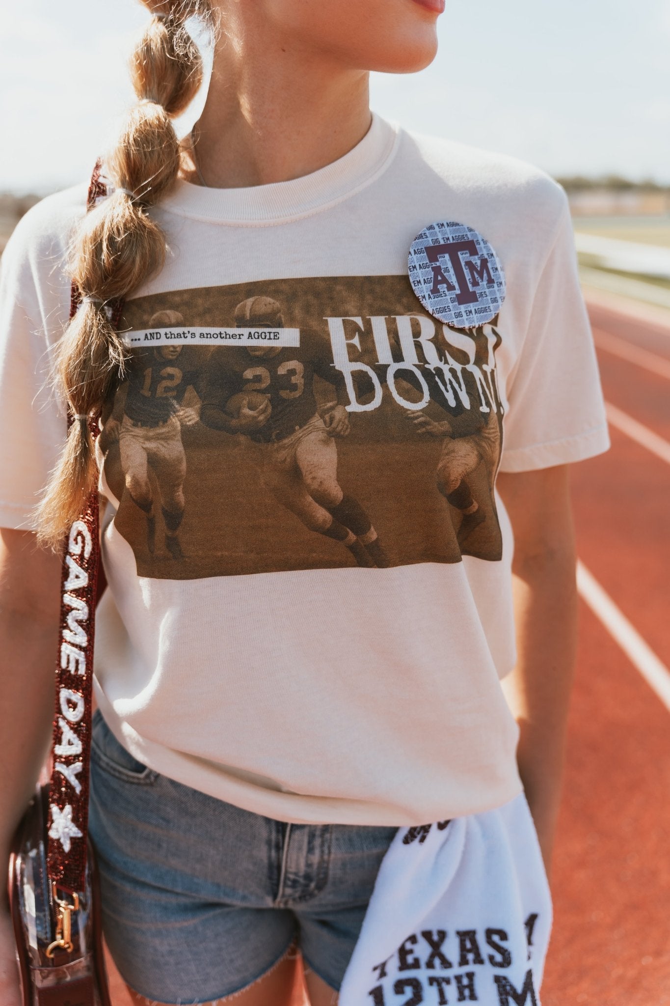 Aggie First Down Tee - Southern Soule Designs