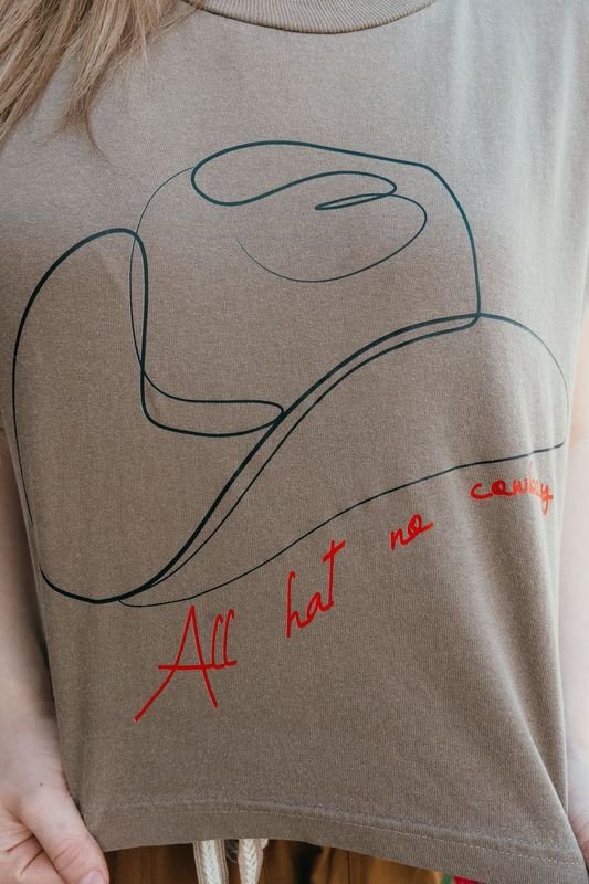 All Hat No Cowboy Graphic Tee - Southern Soule Designs