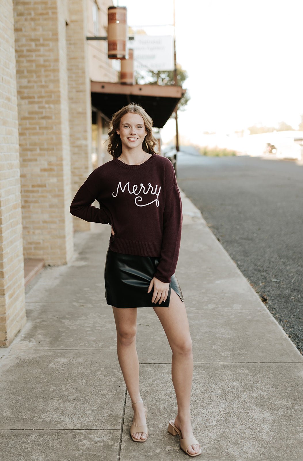 Allegra Mini Skirt Black ZK254504 - Southern Soule Designs