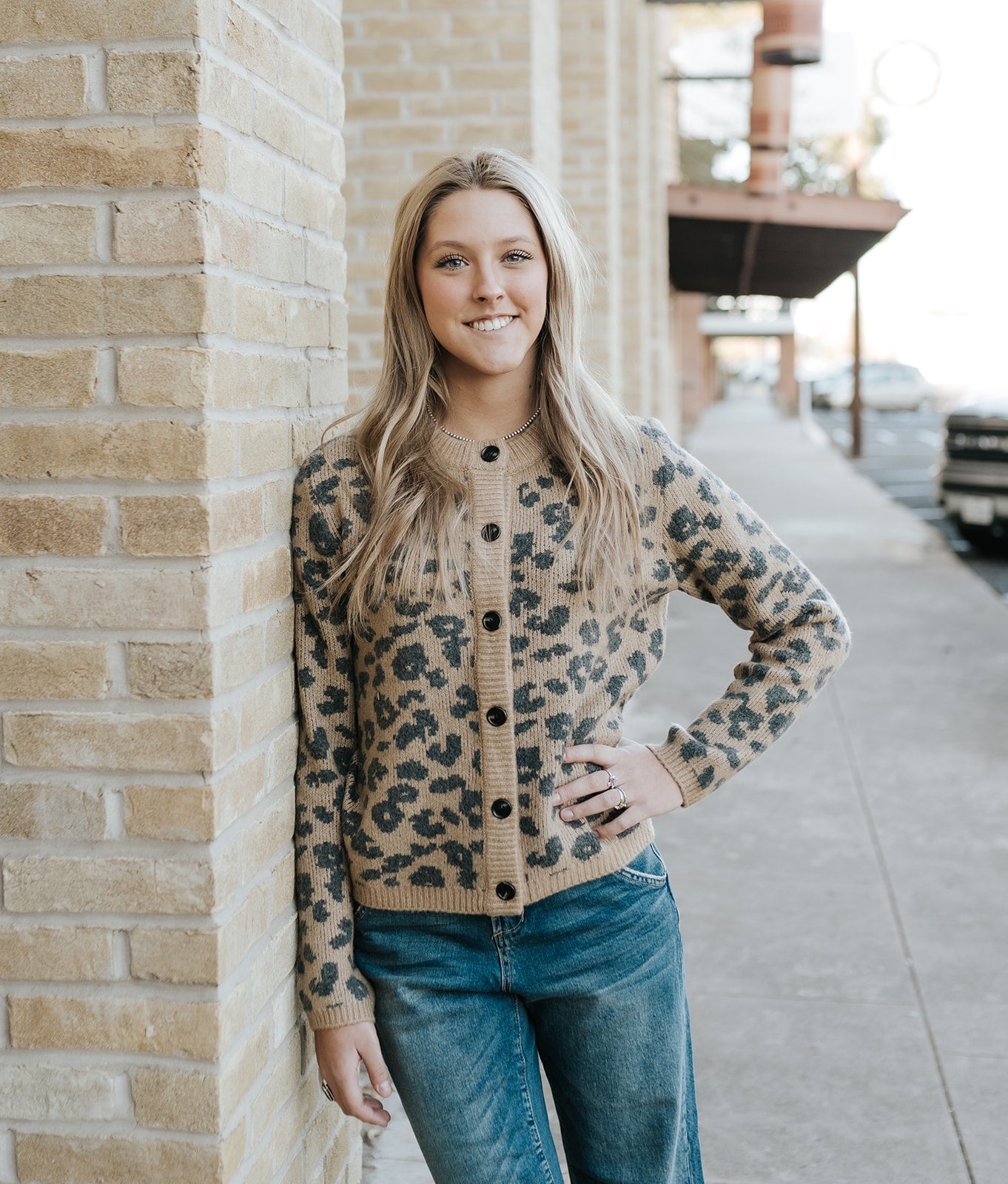 Amina Leopard Sweater - Southern Soule Designs
