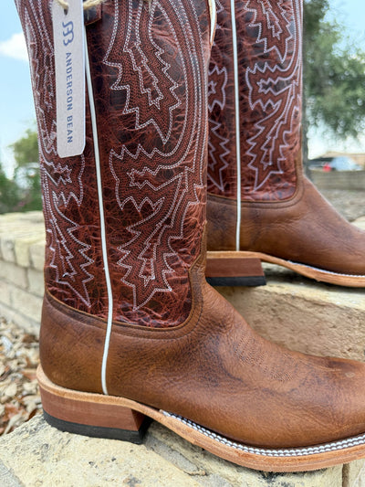 Anderson Bean Men's Mike Tyson Bison/Rust Lava Boot S1105 - Southern Soule Designs