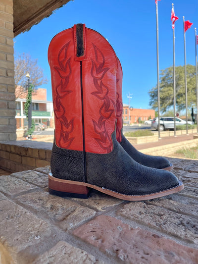 Anderson Bean MNS Antique Saddle Safari Giraffe/Tanager Kidskin 340669 - Southern Soule Designs