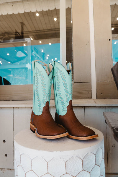 Anderson Bean MNS Chocolate Shrunken Shoulder/Mint Glove S5001 - Southern Soule Designs