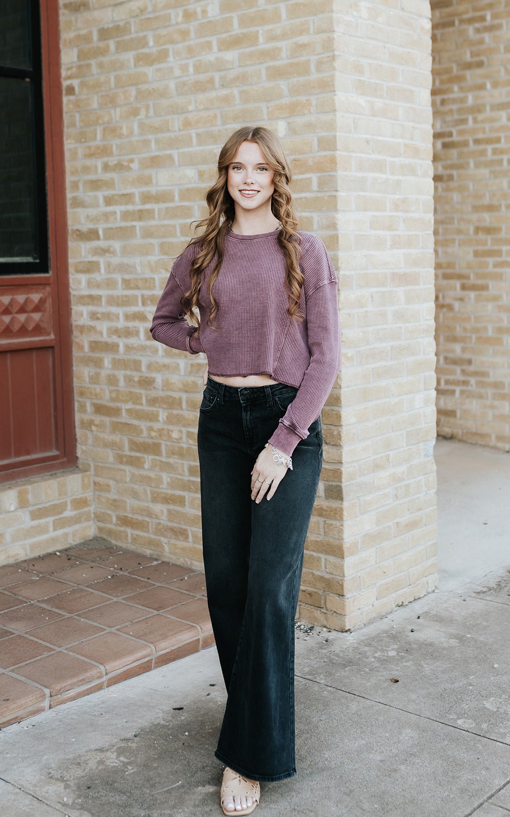 Angel Mini Thermal Top Merlot ZT253268 - Southern Soule Designs