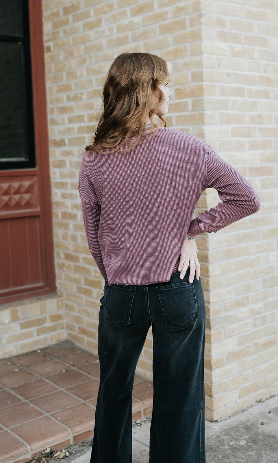 Angel Mini Thermal Top Merlot ZT253268 - Southern Soule Designs