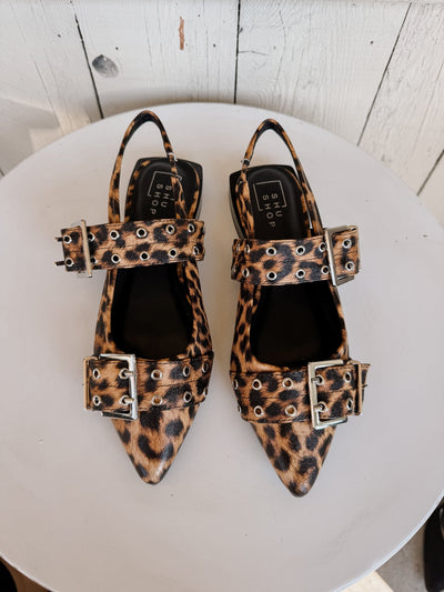 Angela Leopard Print Flat - Southern Soule Designs