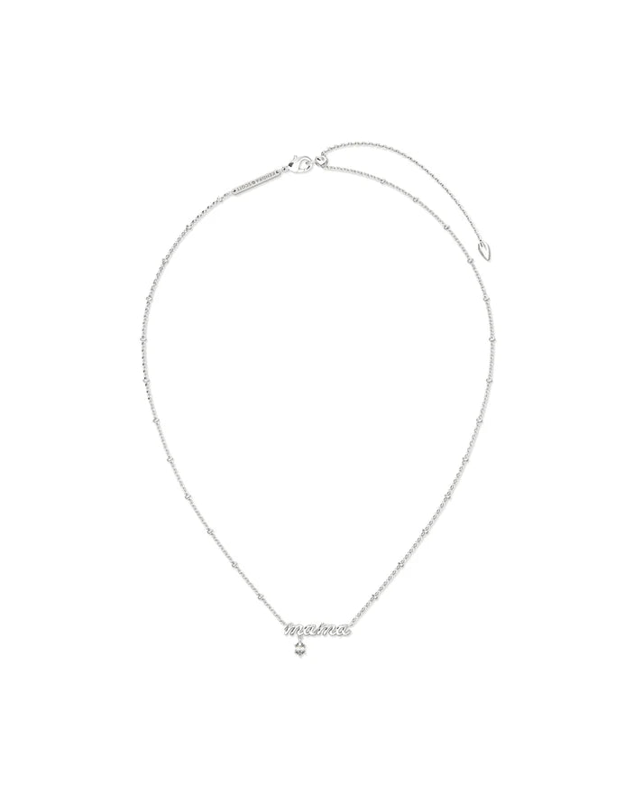 KS Mama Crystal Pendant Necklace