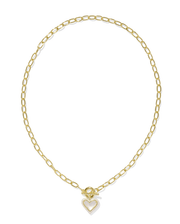 Ari Heart Enamel Link/Chain Necklace - Southern Soule Designs