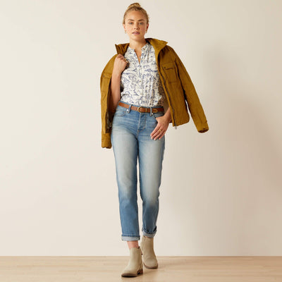 Ariat 10051861 High Rise Bridle Straight Leg Jean Abeline - Southern Soule Designs