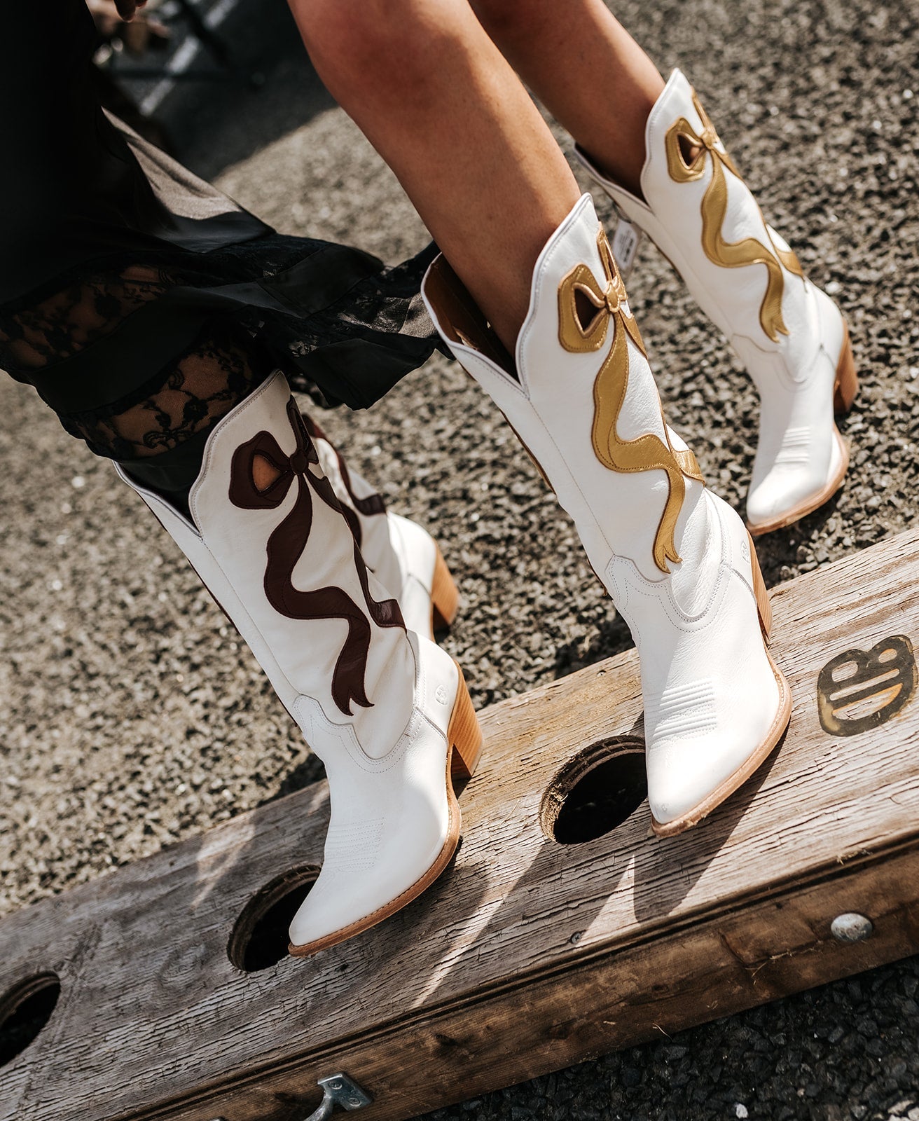 Ariat Beaux J Toe Western Boot Pearl/Maroon - 10080309 - Southern Soule Designs