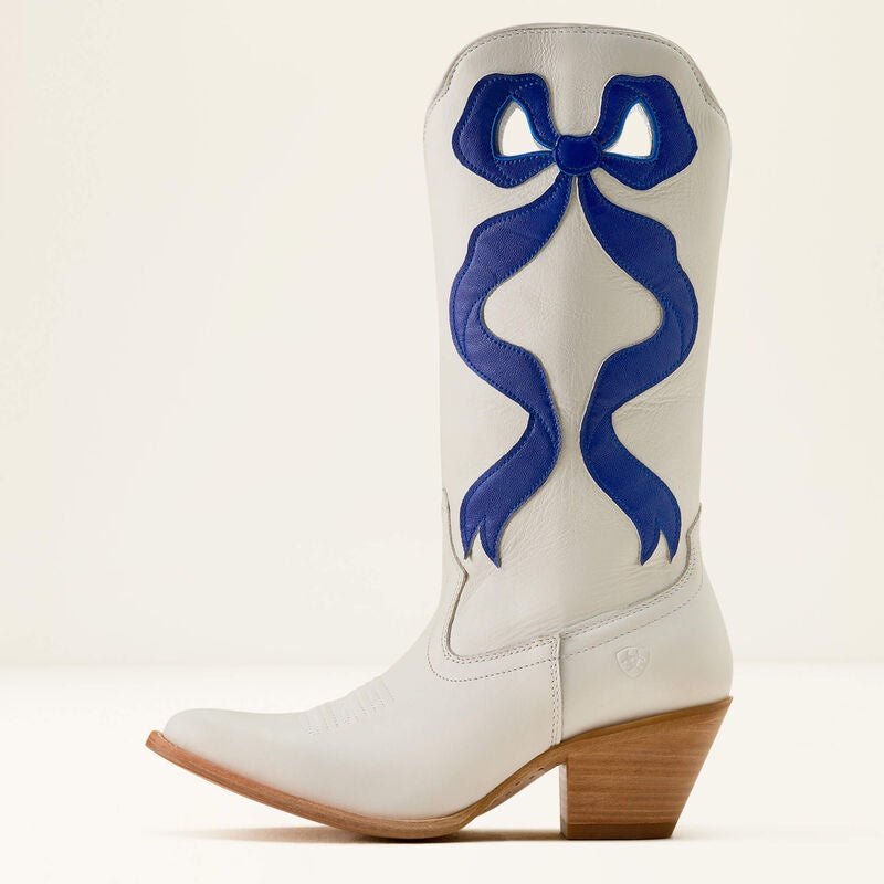 Ariat Beaux J Toe Western Boot Pearl/Wild Blue - 10080311 - Southern Soule Designs